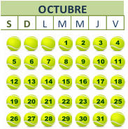 5 6 7 8 9 10   11 19 20 21 22 23 24   25 1 2 3 4 S D L M M J V OCTUBRE 12 13 14 15 16 17   18 26 27 28 29 30 31