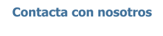 Contacta con nosotros