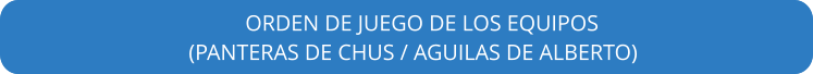 ORDEN DE JUEGO DE LOS EQUIPOS                          (PANTERAS DE CHUS / AGUILAS DE ALBERTO)DE ALBERTO)